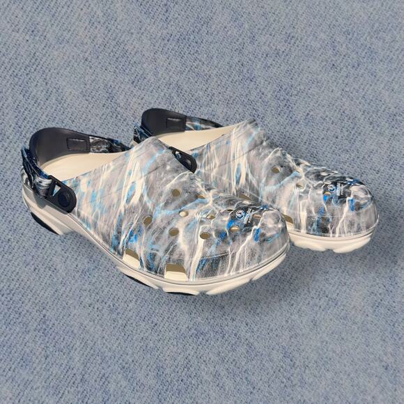 Crocs Other - Crocs Classic All Terrain Mossy Oak Camo Men’s Blue Clogs - Size 13